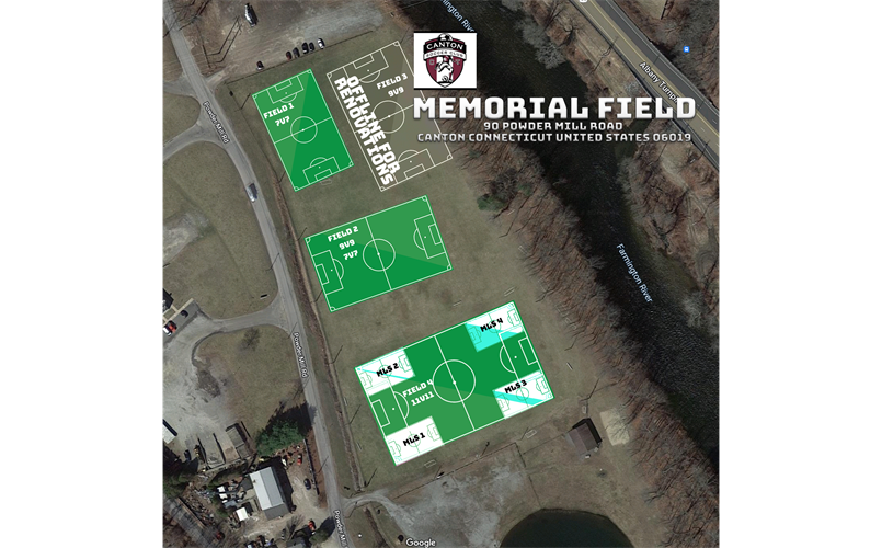Memorial Field Map