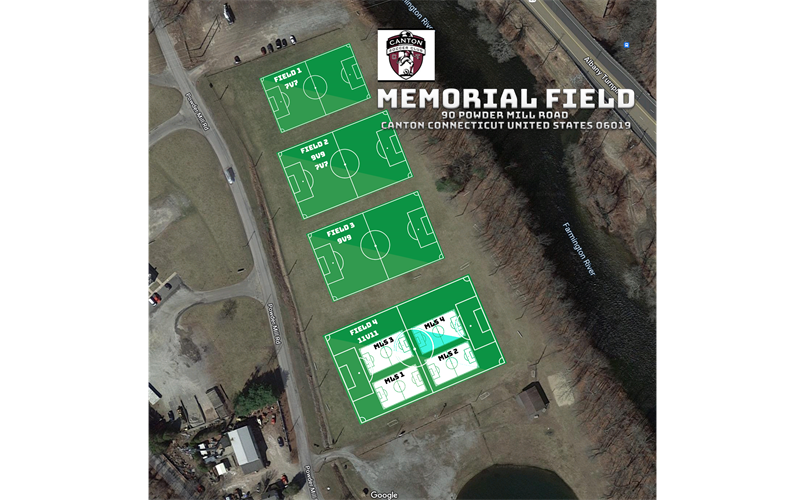 Memorial Field Map